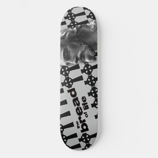 Das Brot des Lebens grau mit Jesus Skateboard