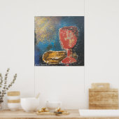 Das Brot und der Wein Poster (Küche)