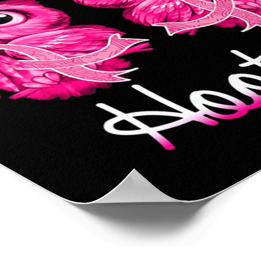 Das Brustkrebsbewusstsein Rettete die Hooters Poster (Ecke)