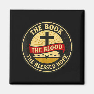 Das Buch, Blut Und Gesegnete Hoffnung, Kjv Magnet