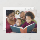 Das Buch der Schwarzen Familie Postkarte (Vorne/Hinten)