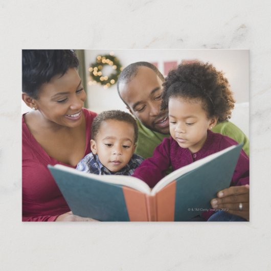 Das Buch der Schwarzen Familie Postkarte (Vorderseite)