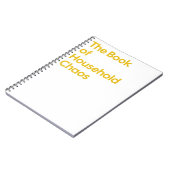 Das Buch des Chaos-Notebooks im Haushalt (Linke Seite)