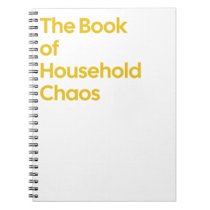 Das Buch des Chaos-Notebooks im Haushalt