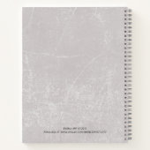 Das Buch Doodles Grey Ideas and Art Journal (Rückseite)