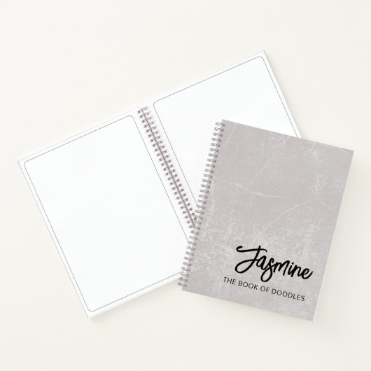 Das Buch Doodles Grey Ideas and Art Journal (Innenseite)