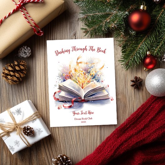 Das Buch durchblättern Feiertagskarte