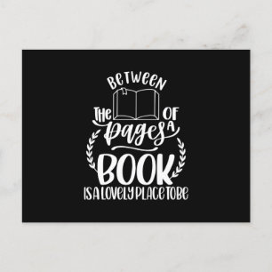 Das Buch ist ein schöner Ort Postkarte
