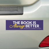 Das Buch ist immer besser Autoaufkleber (Auf Auto)