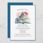 Das Buch ist immer besser, Club buchen Einladung (Vorne/Hinten)
