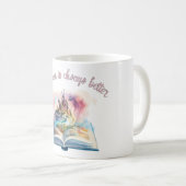 Das Buch ist immer besser Kaffeetasse (VorderseiteRechts)