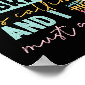 Das Buch lesen ruft an und ich muss gehen Poster (Ecke)