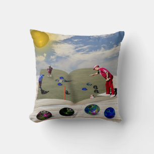 Das Buch Rasen Bowls Popout Art, Cushion Kissen