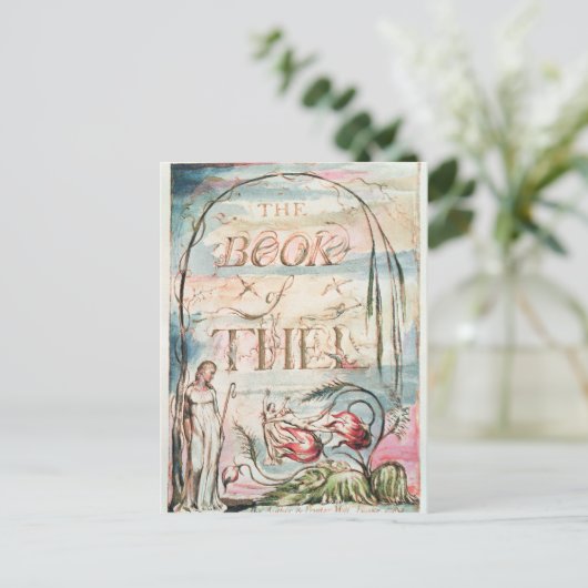 Das Buch Thel; Titelseite, 1789 Postkarte (Stehend Vorderseite)