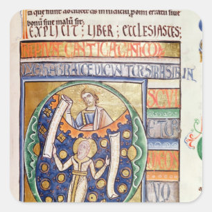 Das Buch von Ecclesiastes Quadratischer Aufkleber