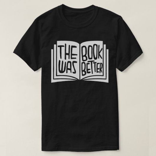 Das Buch war besser buchen T-Shirt (Design vorne)