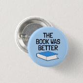 Das Buch war besser im Lauf Button (Vorne & Hinten)