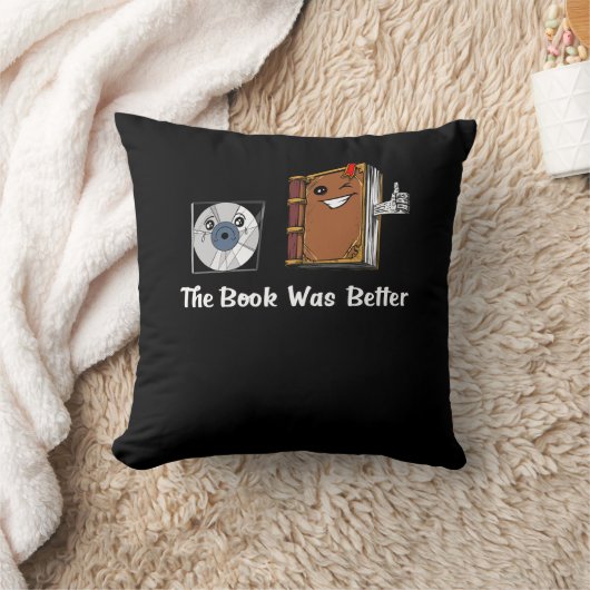 Das Buch war besser lesbar Kissen (Decke)