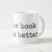 Das Buch war besser lesend Tasse (Vorderseite Rechts)