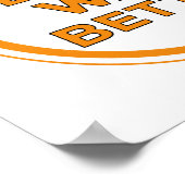 Das Buch war besser Poster (Ecke)