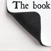 Das Buch war bessere Produkte Mousepad (Ecke)