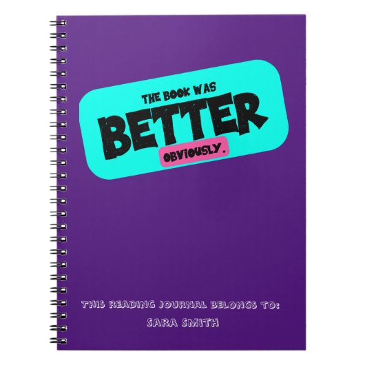 Das Buch war (offensichtlich) besser als das Lesen (Vorderseite)