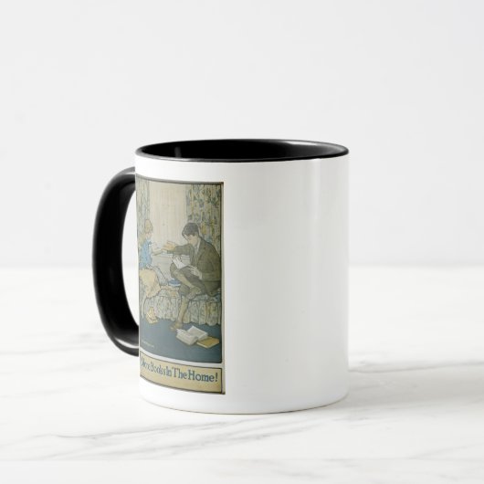Das Buch-Wochen-Tasse 1924 Kinder Tasse (Vorderseite Links)