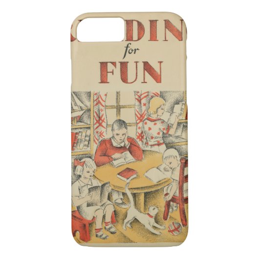 Das Buch-Wochen-Telefon-Kasten 1935 Kinder Case-Mate iPhone Hülle (Rückseite)