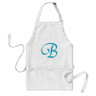 Das Buchstabe-Initialen-Monogramm B Schürze