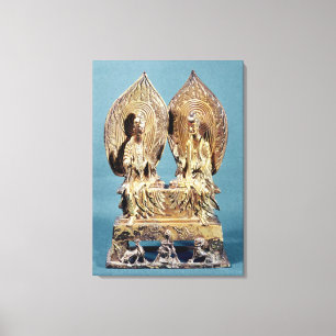 Das Buddhas Prabhutaratna und Sakyamuni Leinwanddruck