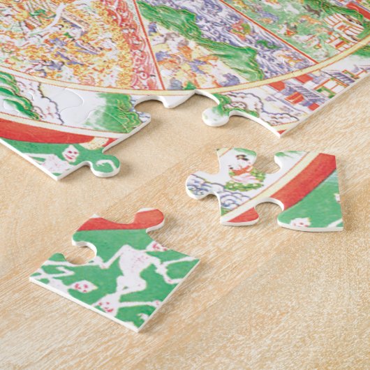 Das buddhistische Rad des Lebens Puzzle (Seite)