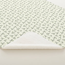 Das Budgen von grünen Branchen auf Creme - nahtlos Sherpadecke