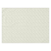 Das Budgen von grünen Branchen auf Creme - nahtlos Tischdecke (Vorderseite (Horizontal))
