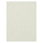 Das Budgen von grünen Branchen auf Creme - nahtlos Tischdecke (Vorderseite)