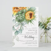 Das Budget, aber die schönen Herbst Sonnenblumen (Stehend Vorderseite)