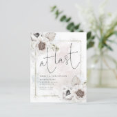 Das Budget bei der letzten QR Florals Wedding Save (Stehend Vorderseite)