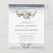 Das Budget für alle in einer Rose und Antlers Wedi (Vorderseite)