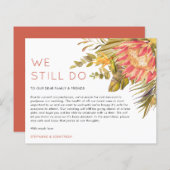 Das Budget für tropische Postpone wir noch Hochzei (Vorne/Hinten)