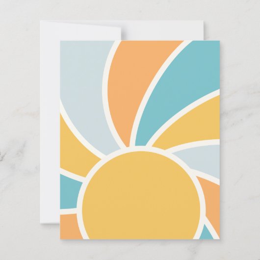 Das Budget hier ist die Einladung der Son Baby Dus (Rückseite)