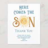 Das Budget hier ist die Son Baby Dusche. Vielen Da (Vorderseite)