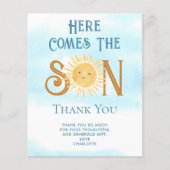 Das Budget hier ist die Son Baby Dusche. Vielen Da (Vorderseite)