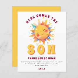 Das Budget hier ist die Son Baby Dusche. Vielen Da