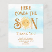 Das Budget hier ist die Son Baby Dusche. Vielen Da (Vorderseite)