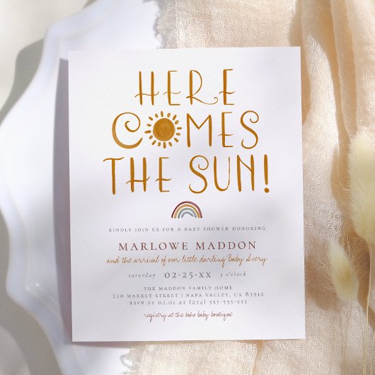 Das Budget hier kommt zur Sonne | Boho Baby Shower