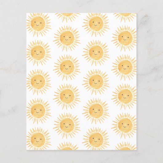 Das Budget ist die Einladung der Babydusche (Rückseite)