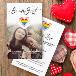 Das Budget ist unser Gast Stolz Rainbow Heart LGBT