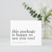 Das Budget-Paket freut sich, Sie bei Ihrem Unterne (Stehend Vorderseite)