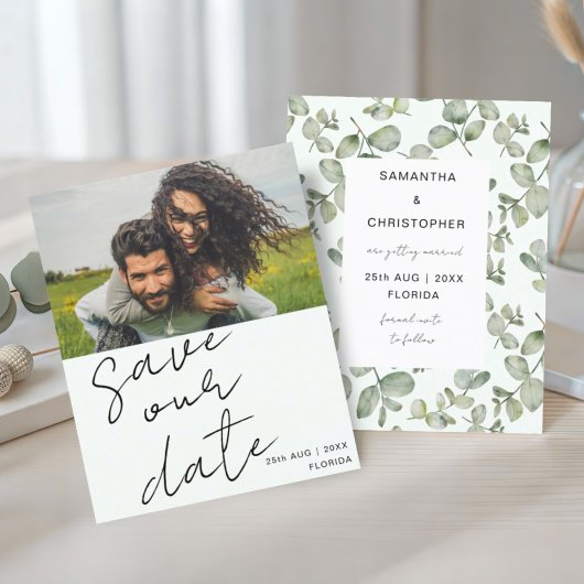 Das Budget Rette unseren Termin Grün Foto Hochzeit