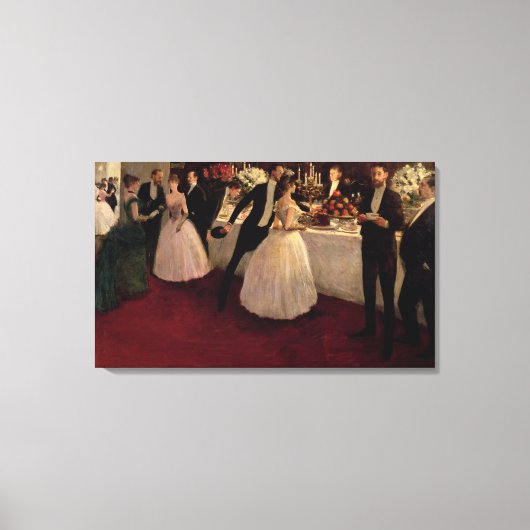Das Buffet 1884 Leinwanddruck (Vorderseite)