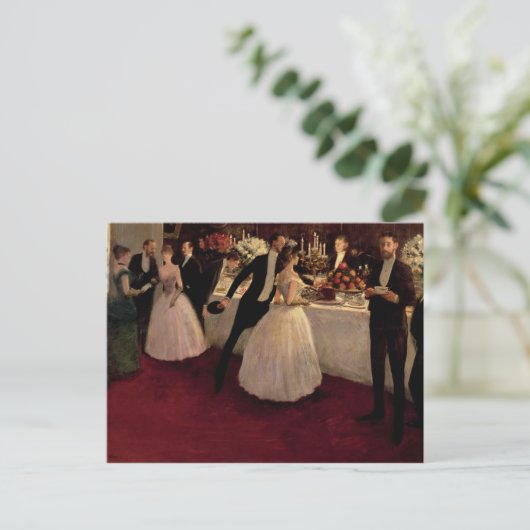 Das Buffet 1884 Postkarte (Stehend Vorderseite)